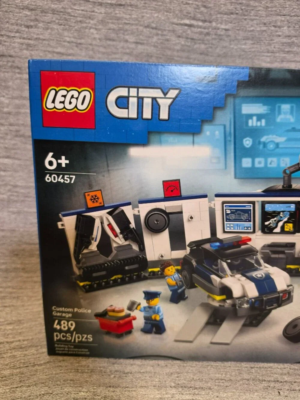 Lego City Custom Police Car Garage 60457